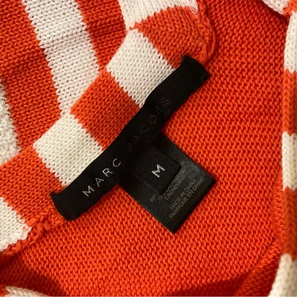 Marc by Marc Jacobs orange cotton sweater. - Picture 4 of 4